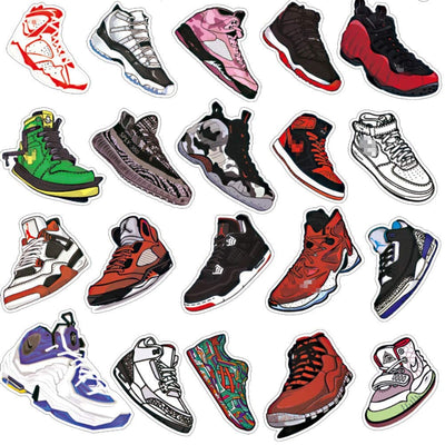 Basketball Sneaker Sticker Pack