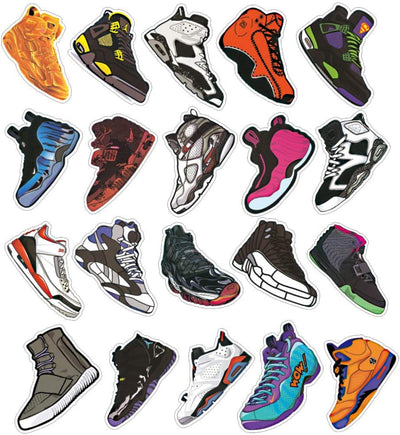 Basketball Sneaker Sticker Pack